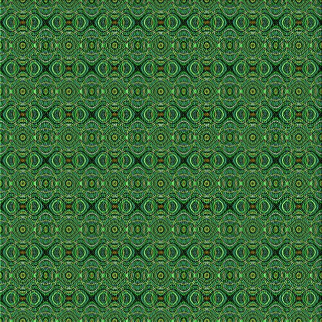 Ahgly Company Machine Washable Indoor Square Transitional Dark Forest Green Area Rugs, 5' Square
