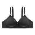 thumbnail image 1 of Timegard Plus Size Bras for Women with Support Wirefree Full Coverage Summer Comfortable Seniors Bralette, 1 of 2