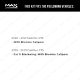 thumbnail image 2 of MAX Advanced Brakes - Front Brake Kit For 2020-2023 Cadillac CT5| Carbon Ceramic Brake Pad and Rotor Kit| Daily Driving OE Replacement Brake Rotors, 2 of 9
