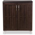 thumbnail image 3 of Allora Contemporary Wood Sideboard in Dark Brown, 3 of 5