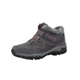 thumbnail image 1 of UKAP Mens Winter Boot Slip Resistant Snow Boots Plush Lined Ankle Bootie Work Outdoor Shoes Anti-Slip Warm Booties Gray Rose Red 4.5, 1 of 9