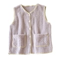 thumbnail image 1 of Women's Thick Fleece Loungewear with Solid Color and Warm Pockets for Winter, 1 of 9