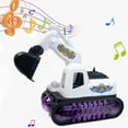 thumbnail image 4 of White Kids Toys Simulation Excavator Model Universal Music Glowing Educational Educational Toys, 4 of 7
