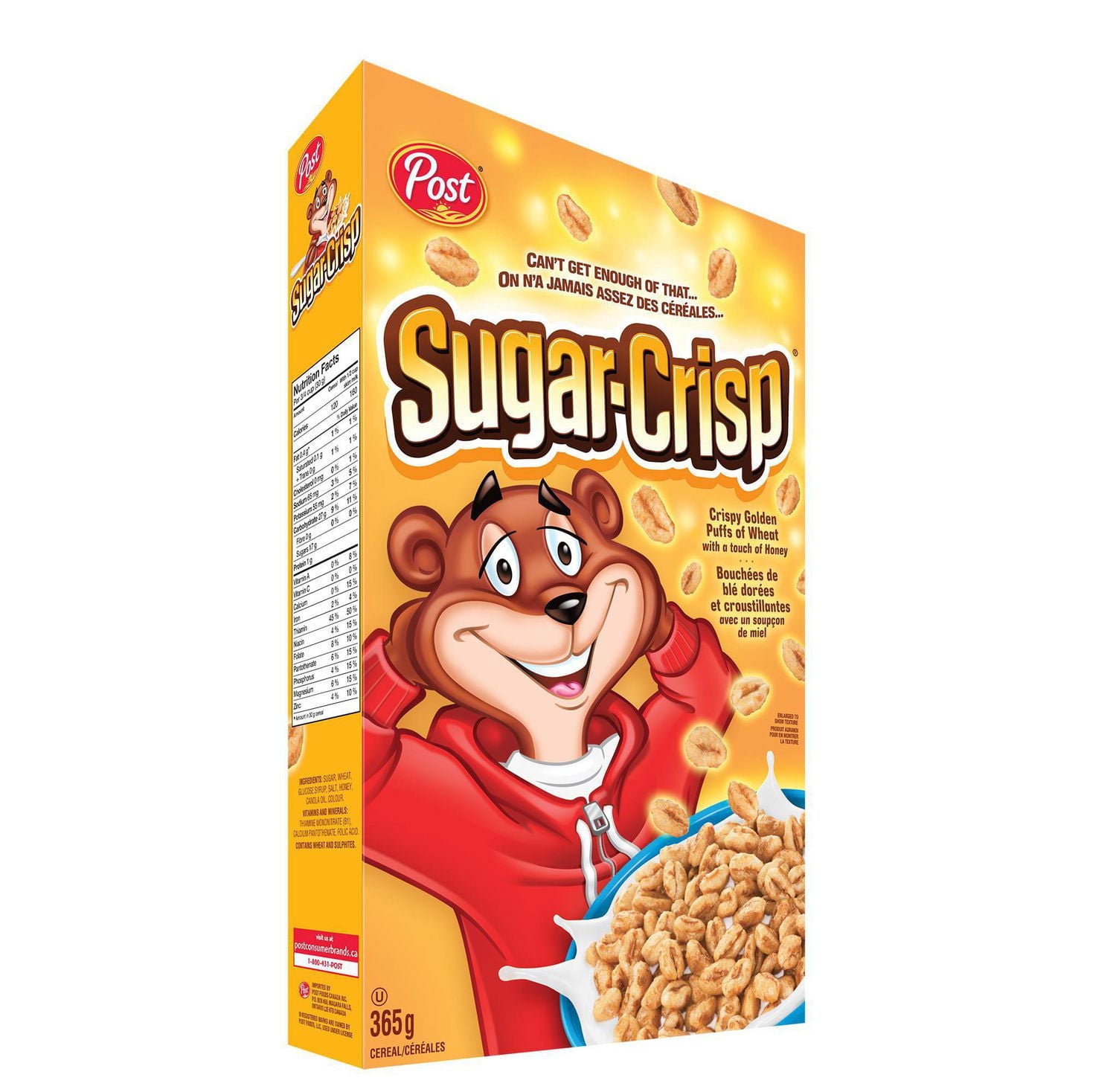 Céréales Sugar-Crisp de Post
