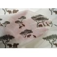 thumbnail image 4 of oneOone Cotton Silk Fabric Tree & Animals Ikat Decor Fabric Printed BTY 42 Inch Wide, 4 of 4