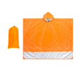 thumbnail image 3 of Tachiuwa Rain Poncho Water Resistant Emergency for Climbing Outdoor Activities Riding Orange, 3 of 9