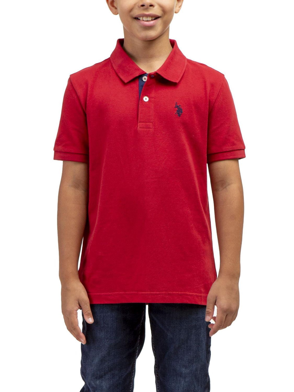 U.S. Polo Assn. Polo À Manches Courtes Pour Garçon