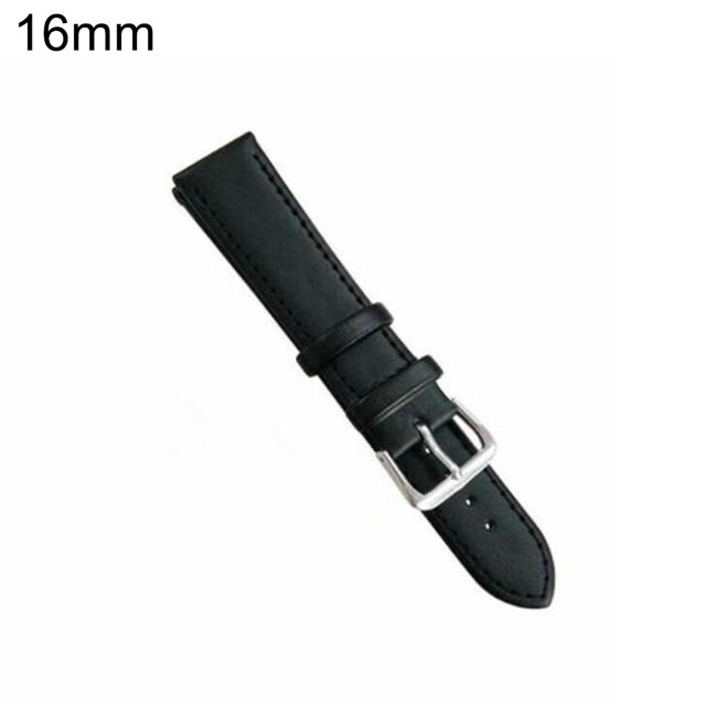 HEVIRGO Unisex Universal Replacement Adjustable Faux Leather Wrist Watch Band Strap