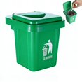 thumbnail image 1 of Lttoisl Stainless Steel Wall Mounted Trash Can & Ashtray with Lid, Compact Bathroom Waste Bin & Smoke Eliminator for Home & Office, Easy Clean Notch Design, Rust-Resistant, 7.3 x 7.3 x 9.5cm, 1 of 8