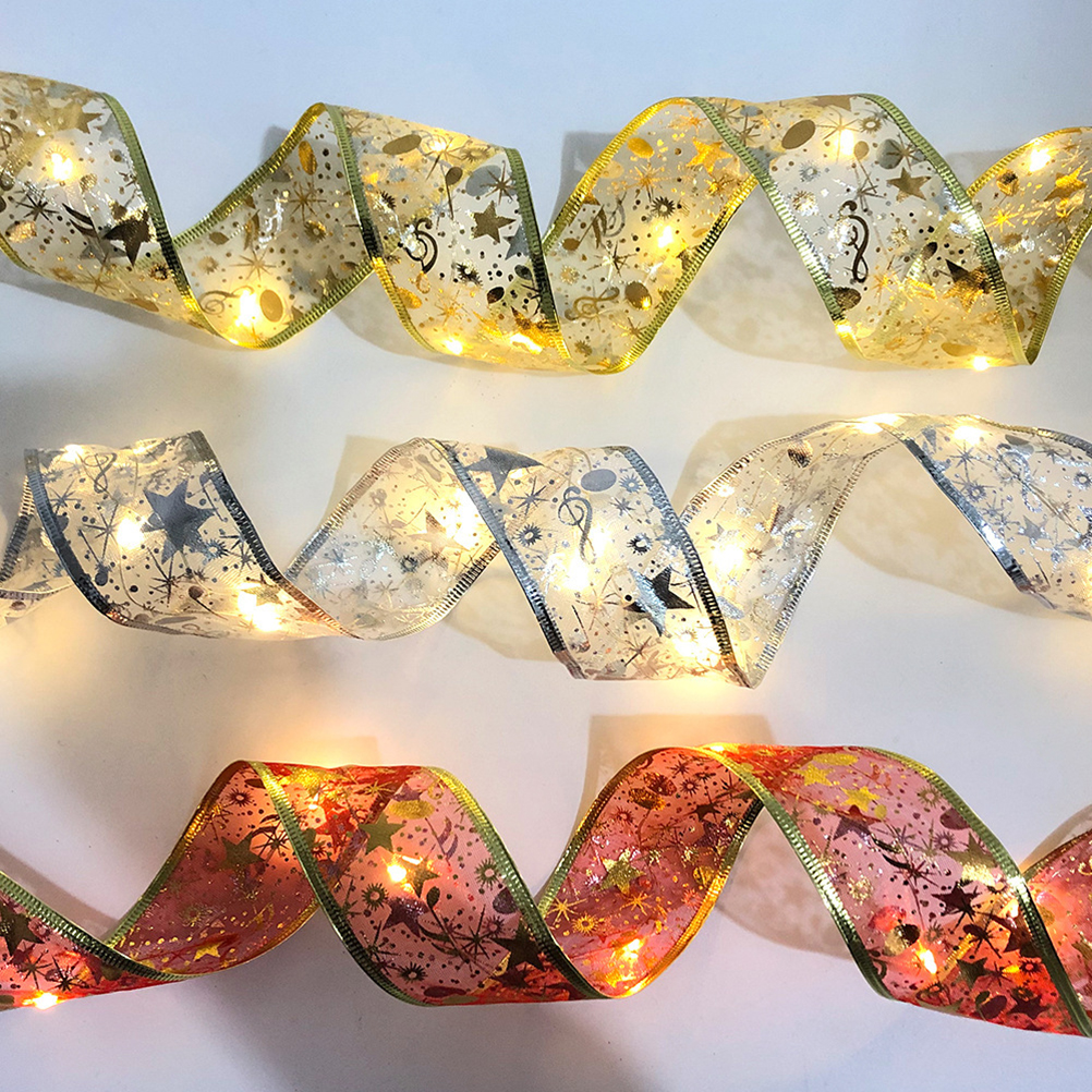 Christmas Tree Glowing Lights 5 Or 10 Meters Fairy Lights LED Ribbon Lights String Christmas Tree Glowing Lights For Rooms Gardens And Terraces