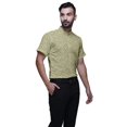 thumbnail image 2 of BESTMAN Chemise Décontractée pour Homme à Manches Courtes, Coupe Ajustée, en Coton, à Boutons, 2 of 5