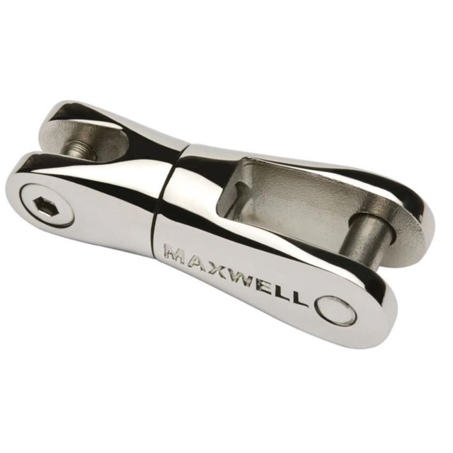 Maxwell Boat Anchor Rode Swivel P104371 Attach Between Chain And Anchor; 10 To 13 Millimeter Chain; Stainless Steel; With Captured Pin; 1500 Pounds Capacity