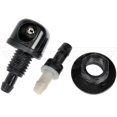 thumbnail image 1 of Help! By Dorman 47273 Windshield Washer Nozzle  OE Replacement; Black; Plastic, 1 of 1