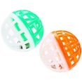 thumbnail image 1 of 2PCS Christmas Pet Playing Ball Plastic Bell Design Cat Toy Ball Kitten Toy, 1 of 10