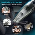thumbnail image 2 of Car Vacuum Cleaner High Power Cordless Portable Rechargeable Vacuum Cleaner Wet Dry Handheld Cordless 120W Car Home Cordless Car Vacuum Cleaner High Power, 2 of 9