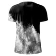 thumbnail image 4 of LUOGENLI T-shirts pour Hommes Impression Numérique 3D Col Rond Manches Courtes Pull T-shirts Graphiques Pêche Saint-Patrick Bleu TTTG, 4 of 4