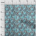 thumbnail image 1 of oneOone Cotton Cambric Turquoise Green Fabric Animal Skin Craft Projects Decor Fabric Printed By The Yard 56 Inch Wide-4HC, 1 of 4