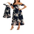 thumbnail image 1 of Robes Maman et Moi Enfant-Arent Décontractées Florales Tenues Familiales Été Assorties Robe Maxi, 1 of 4
