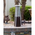 thumbnail image 2 of AZ Patio Chauffage Portable de Table Extérieur Triangle Tube en Verre, Bronze Martelé, 2 of 3