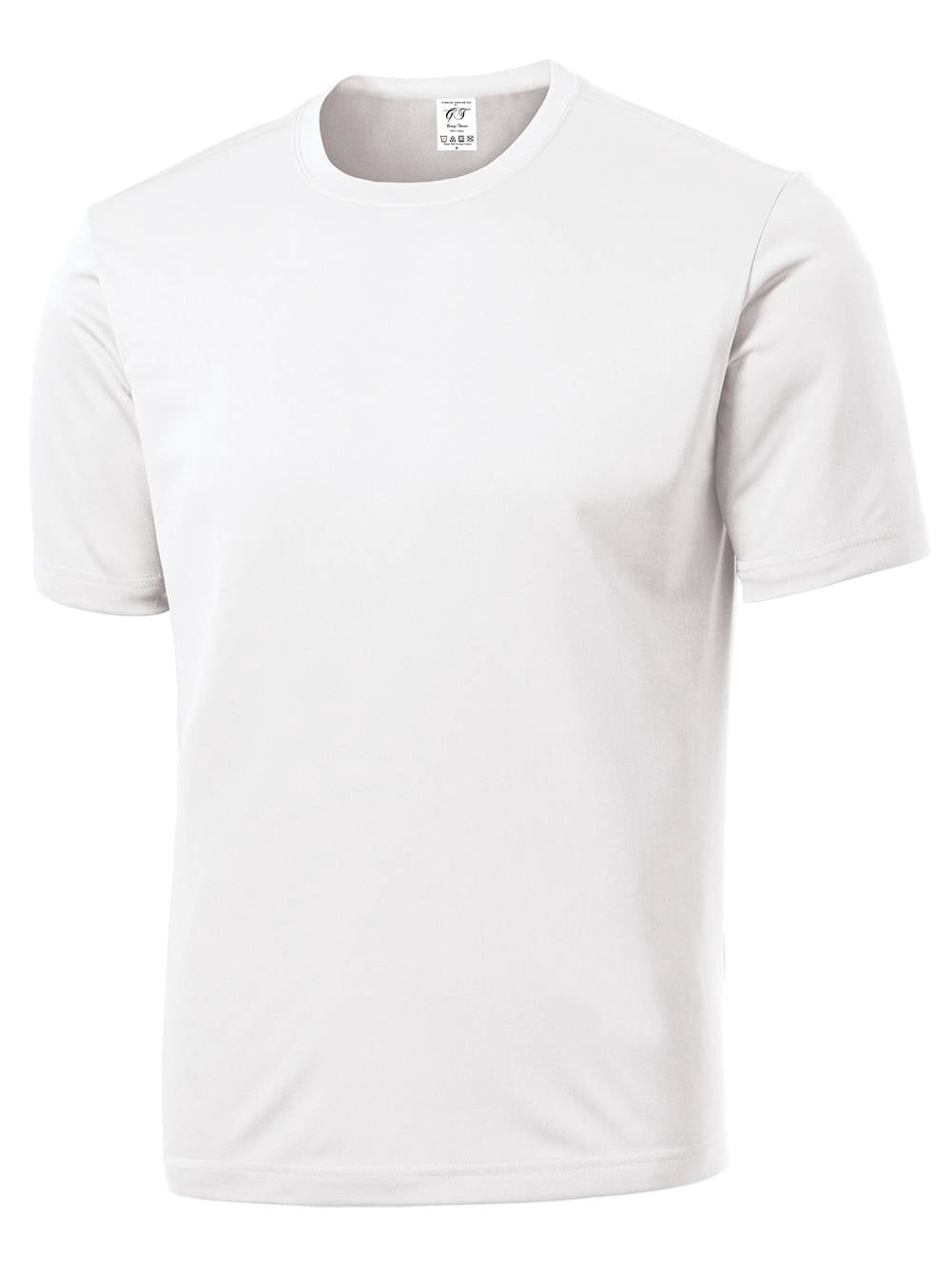 Gravity Threads Chandail à Manches Courtes pour Hommes Évacuant l'Humidité - Blanc - 3X-grand