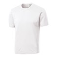 thumbnail image 1 of Gravity Threads Mens Short-Sleeve Moisture Wicking Shirt - White - Medium, 1 of 1