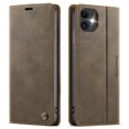 thumbnail image 2 of CaseMe Calf Leather Lining Microfibre Wallet Case For iPhone 11 6.1-inch with RFID Blocking,Magnetic Closure,Card Slots,Cash Slot,Kickstand,Shockproof Flip Folio Protective Phone Case,Brown, 2 of 10