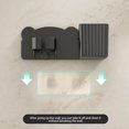 thumbnail image 3 of Petit Meuble de Rangement pour Salle de Bain, Petit Meuble de Rangement pour Sèche-Cheveux Sans Perçage, Support Mural pour Conduit d'Air de Salle de Bain, 3 of 7