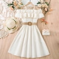 thumbnail image 1 of Girls Summer Outfits A-Line Flowy Dress Teen Sundress Teens Dresses 10-11 Years, 1 of 7