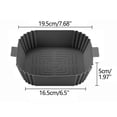 thumbnail image 3 of TIMIFIS Air Doublures en Silicone pour Friteuse à Chaud Essentiels de Cuisine Casserole en Silicone pour Friteuse à Air Chaud Doublures Rondes Réutilisables pour Panier de Friteuse à Air Accessoires - Remplacement des Doublures en Papier Parchemin -[7.5 Pouces] Essentiels pour Appartement, 3 of 3