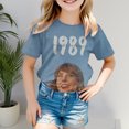 thumbnail image 2 of T-shirt à Manches Courtes pour Filles, T-Shirt d'Été 2T à Col Rond pour Filles, Chandails Spaghetti pour Filles, Coupe Décontractée, Chandails de Base, 2 of 4
