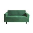 thumbnail image 3 of Langgg Solid Color Sofa Cover Elastic Couch Dust-proof Anti-slide Slipcover 1/2/3/4 Seater Covers Protector Full Coverage Green S, 3 of 9