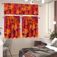thumbnail image 4 of Maple Leave Kitchen Curtains and Valances Set,3 Piece Small Window Valance Sets Treatment Drapes for Kitchen, Bedroom, Living & Dining Room by Achim Home Decoration, 4 of 5
