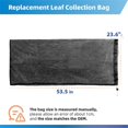 thumbnail image 2 of Wood Chipper Collection Bag Universal 23.6" x 53" Compatible Craftsman Chipper Shredder Mulcher Leaf Mulcher Collection Bag, 2 of 5