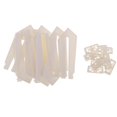 thumbnail image 1 of simhoa 10 Pcs Plastic Display Stand Easel Plate Display Photo Holder Stand for Display White 125x45x6mm, 1 of 8