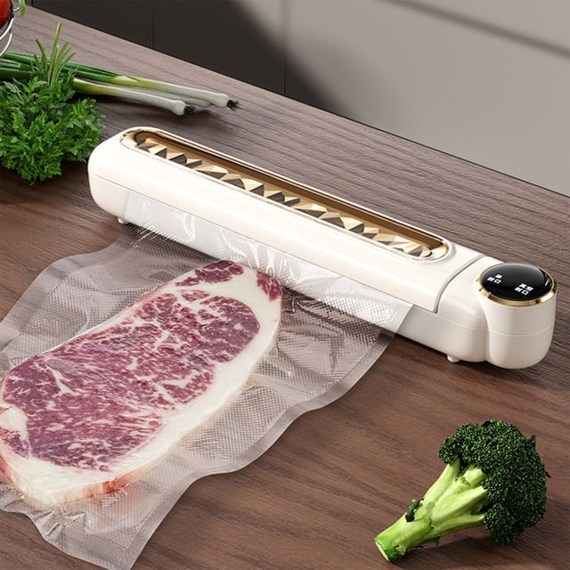 LSLJS Vacuum Sealing Machine Household Fully Automatic Vacuum Packaging Machine Plastic Sealing Machine Vacuum Food Preservation Machine