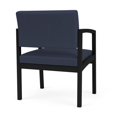 thumbnail image 5 of Lenox Fauteuil d'Appoint Surdimensionné en Acier pour Réception / Acier Noir / Bleu, 5 of 5