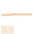 thumbnail image 3 of 20Pcs Plastic Spiral Binding Coils, Durable with Long Life, 19mm Inner Diameter, Convenient Binding Method,  Gloss Without Breakage 30 Holes, for A4 A5 Notebook, 3 of 7