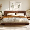 thumbnail image 1 of Acacia Frida with headboard - Queen - Caramel, 1 of 5