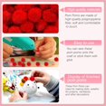 thumbnail image 4 of 300pcs Pom Poms 20mm Pom Poms Fuzzy Pompoms For DIY Crafts Decorations, 4 of 8
