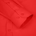 thumbnail image 4 of Dress Shirts for Men with Pocket Long Sleeve Big & Tall Tshirts Shirt Button-Down Collared Wrinkle-Free Solid Color Business Work Tops, 4 of 5