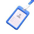 thumbnail image 2 of SSZMDLB under $5 ID Card Lanyard, ID Card Holder, Plastic Name Tag with Lanyard, Clear Double Sided Employee Badge Holder, Portable Neck Strap for Work, Conference, Event, School, Hotel, Security, 2 of 2