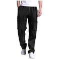 thumbnail image 2 of UVEASISHA Pantalon Cargo Tactique Homme Coupe Décontractée Pantalon de Randonnée Cargo de Travail avec Multi-Poches Coton Ripstop Pantalon d'Escalade Léger Offres du Jour,Noir,3TG, 2 of 5