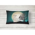 thumbnail image 2 of Oreiller Décoratif en Toile Dalmatian Effrayant pour Halloween, 2 of 3
