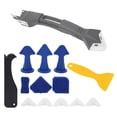 thumbnail image 4 of Caulking Finisher Tools Plastic Glass Glue Scraper Sealing Grouting Caulk Nozzles Kit, 4 of 14