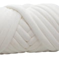thumbnail image 1 of 1kg Velvet Chunky Yarn Arm Knitting Sweaters Hats Scarf Tapestry Hand Knit Weight Rug Making Hand Knit Pet Bed Crocheting White, 1 of 9