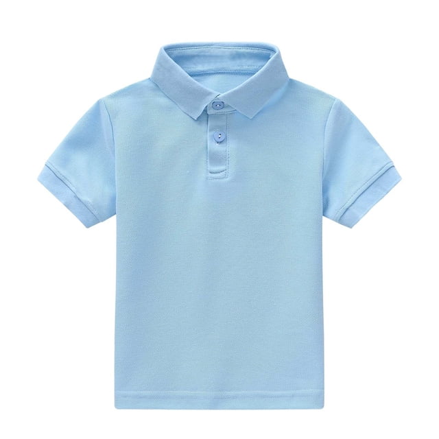 Yammkia T-Shirts Graphiques pour Garçon à Col Rond, Manches Courtes, T-Shirt Décontracté, Hauts d'Été, T-Shirts Graphiques pour Tout-Petit Garçon (Bleu Ciel, 3-4 Ans)