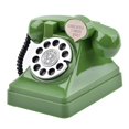 thumbnail image 1 of Retro Telephone Piggy Bank Ornaments Cartoon Change Container Phone Money Saving Green, 1 of 9