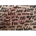 thumbnail image 5 of oneOone Cotton Silk Peach Fabric Text Fabric For Sewing Printed Craft Fabric By The Yard 42 Inch Wide-MW, 5 of 5