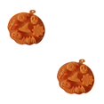 thumbnail image 1 of QualitChoice Halloween Silicone Mould Cake Moulds Candy Pumpkin Baking Tools Pan As Shown 2Set, 1 of 6