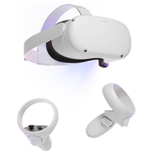 スマホアクセサリー  () QUEST 2 128GB Oculus Quest 2 Advanced VR Headset 128GB Bundle with Batteries and